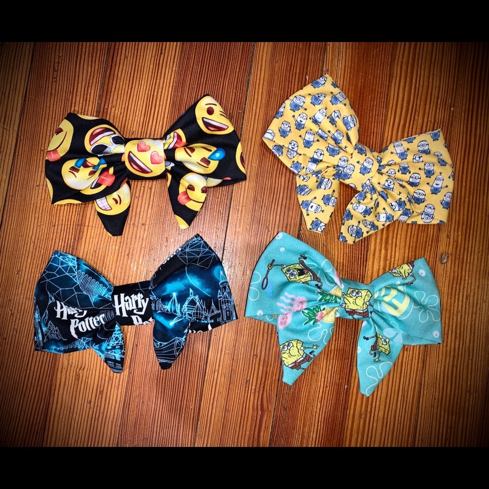 Handmade Hair Bow (multiple designs to choose)